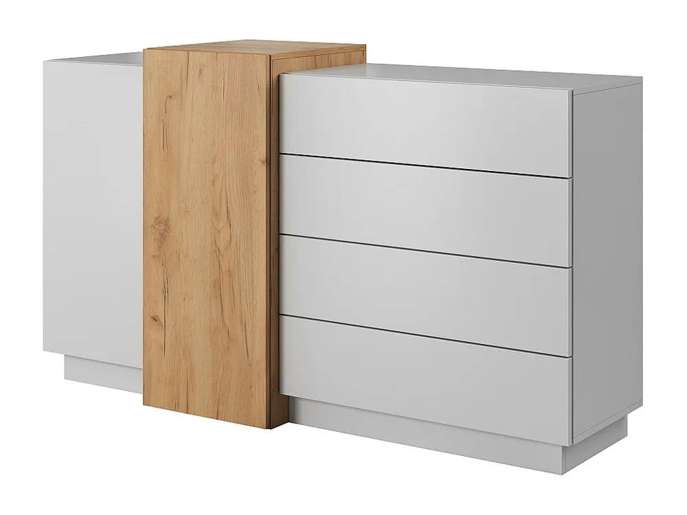 Cômoda Organizadora Comoda 3D COD160 2D4D 160x45x94 Branco