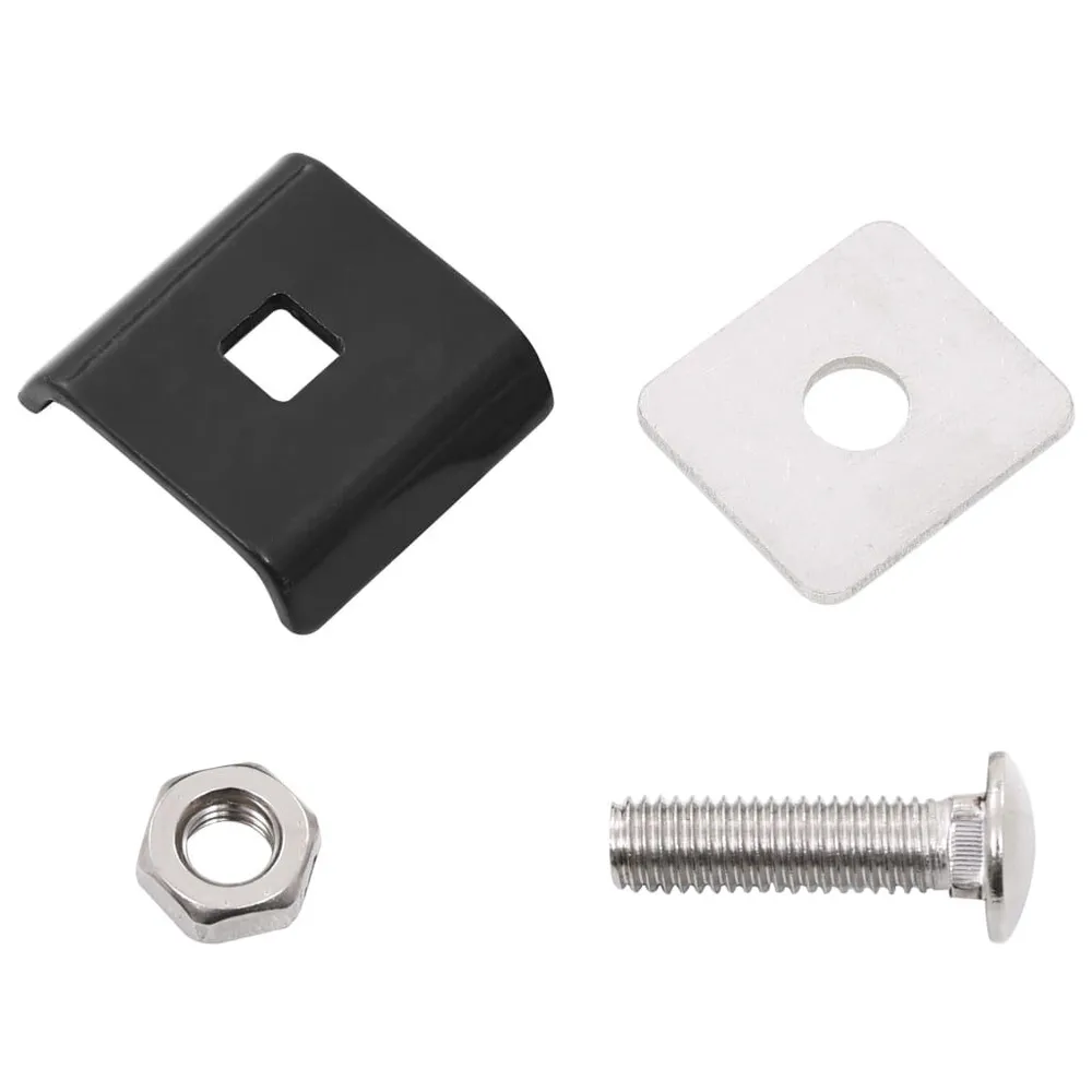 Conector de redes de vedação 25 conjuntos antracite Resistente à Ferrugem