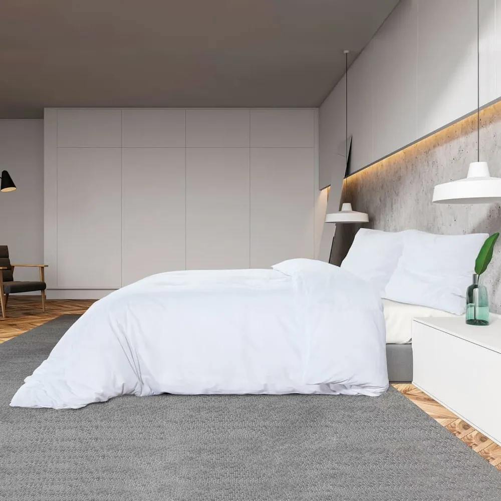 Tecido de Alta Qualidade Conjunto de capa de edredão 135x200 cm microfibra ligeiro branco