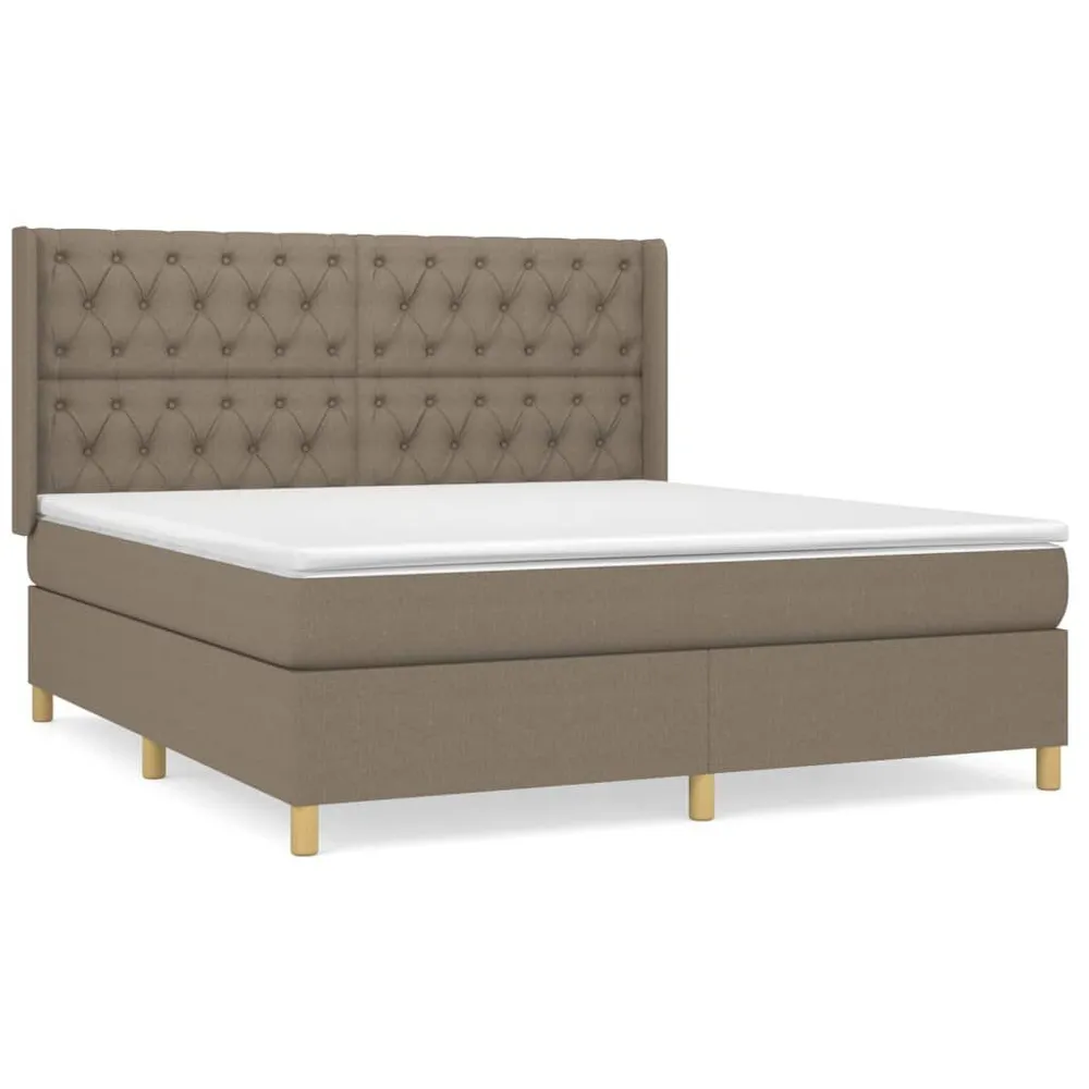 Lençol de Cama com Elástico Cama com molasemcolchão 160x200 cm tecido castanho-acinzentado