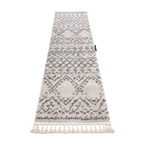 Tapete, Passadeira BERBER RABAT creme - para cozinha, ante-sala, corre 60x300 cm Resistente Manchas