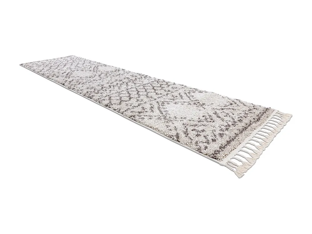 Tapete, Passadeira BERBER RABAT creme - para cozinha, ante-sala, corre 60x300 cm Resistente Manchas