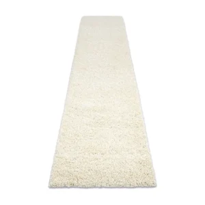 Tapete, Passadeira SOFFI shaggy 5cm creme - para cozinha, ante-sala, c 80x200 cm Tamanho 160x230 cm