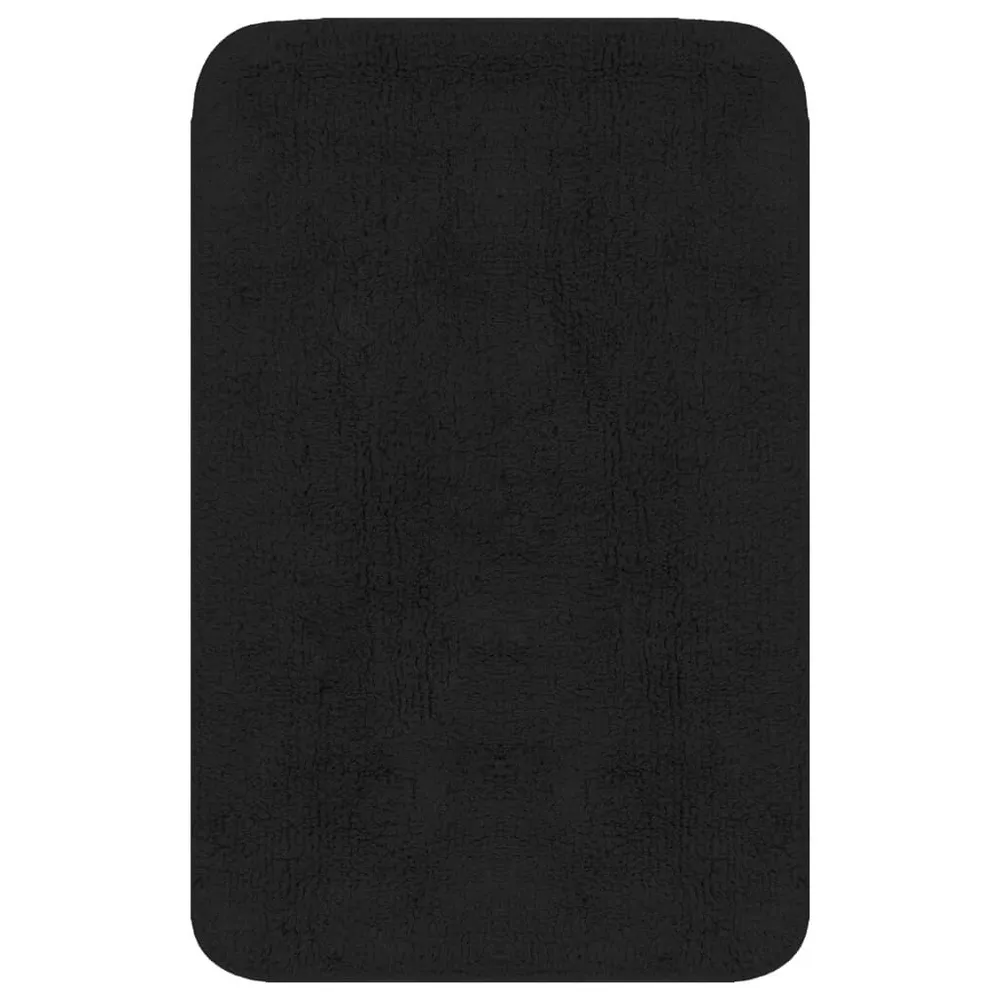 Tapete Premium Conjunto tapetes de casa de banho 2 pcs tecido antracite