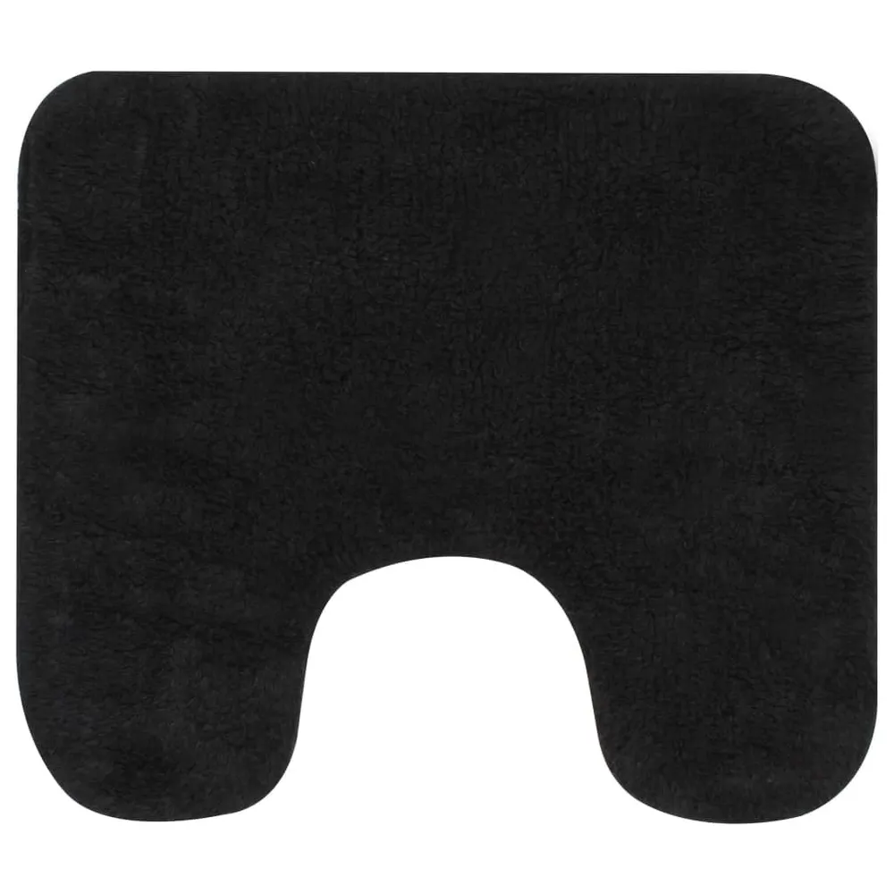 Tapete Premium Conjunto tapetes de casa de banho 2 pcs tecido antracite