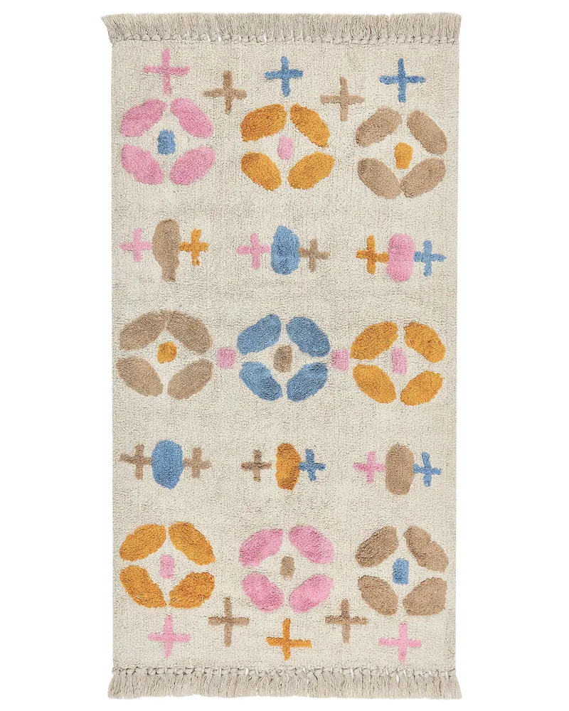 Cotton Area Rug 80 x 150 cm Multicolour DARAN