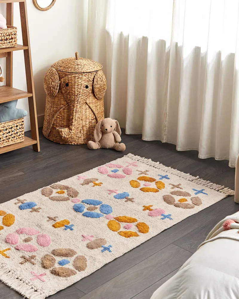 Cotton Area Rug 80 x 150 cm Multicolour DARAN