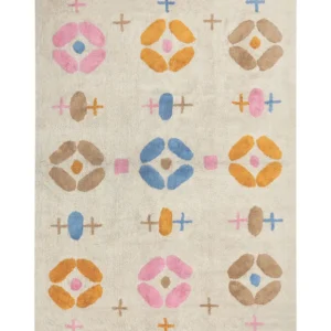Cotton Area Rug 160 x 230 cm Multicolour DARAN