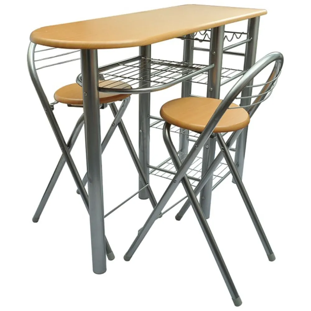 Conjunto de mesa e cadeiras cozinha/bar madeira Conjunto de 6 Cadeiras