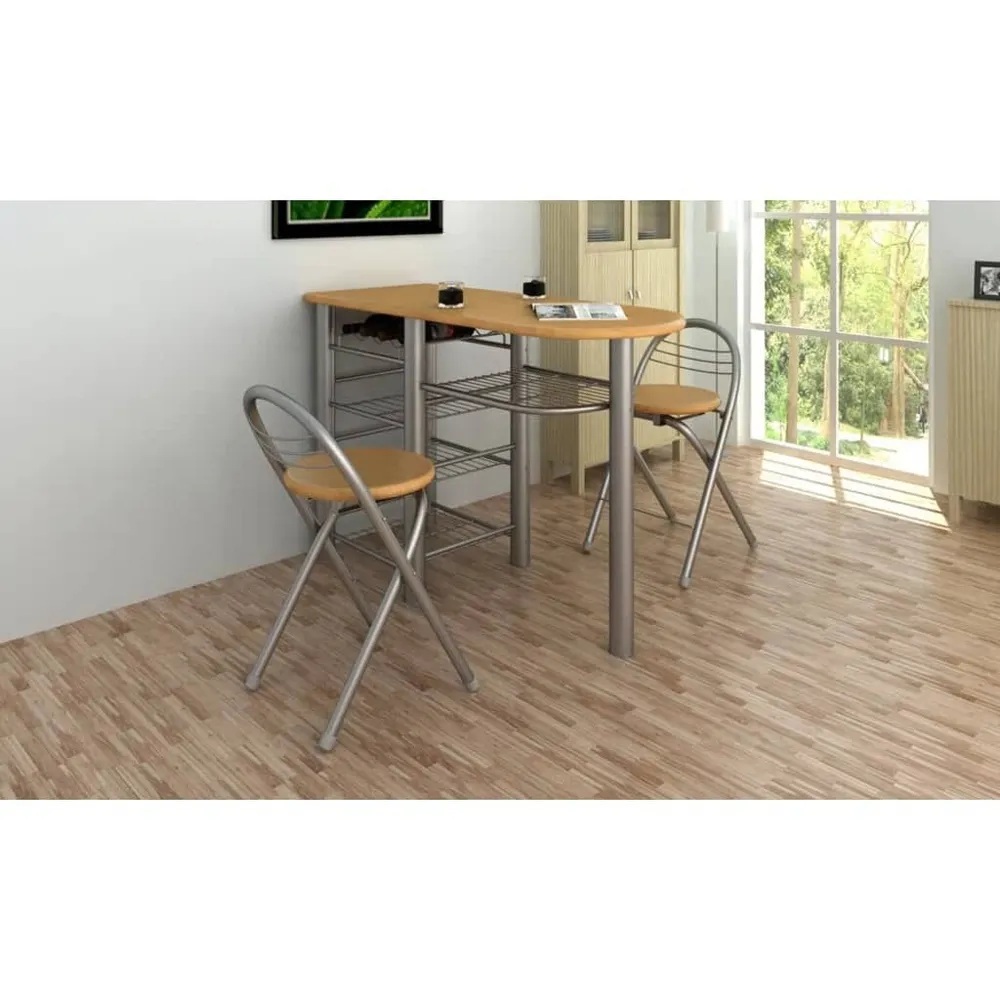 Conjunto de mesa e cadeiras cozinha/bar madeira Conjunto de 6 Cadeiras