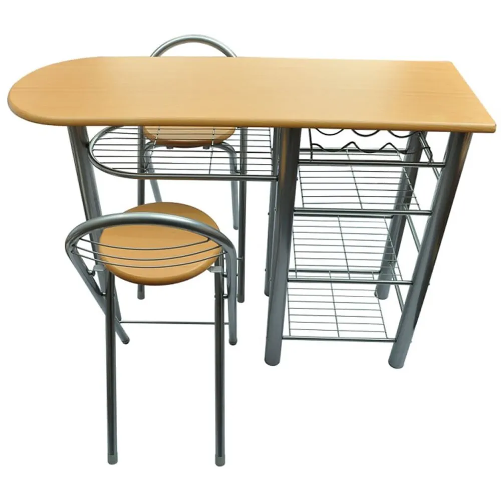 Conjunto de mesa e cadeiras cozinha/bar madeira Conjunto de 6 Cadeiras