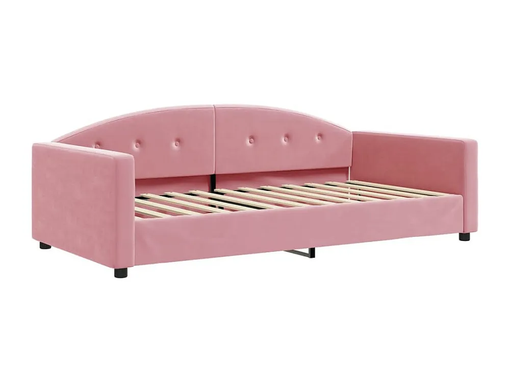 Conjunto de Roupa de Cama Coordenado Sofá-cama 100x200 cm veludo rosa