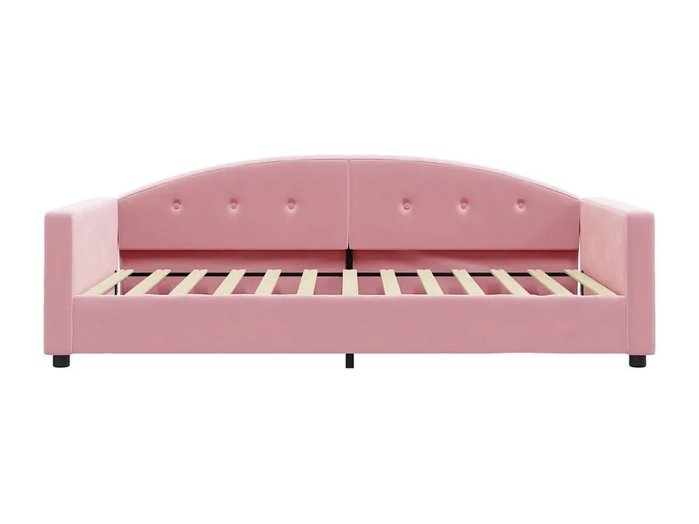 Conjunto de Roupa de Cama Coordenado Sofá-cama 100x200 cm veludo rosa