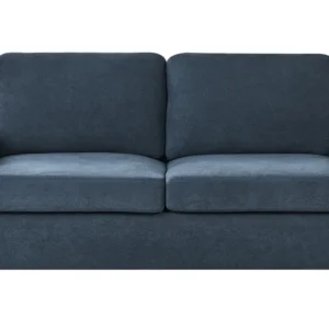 Kit de Cama com Edredom Sofá-cama com 3 lugares em tecido azul marinho BENNAS