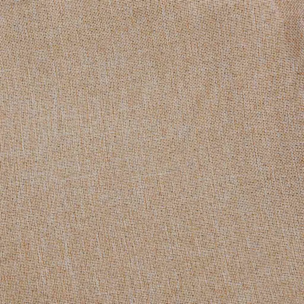 Cortinas opacas aspeto linho com ilhós 2 pcs 140x175 cm bege