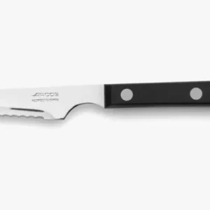 Faca de carne preta perlada de polioximetileno