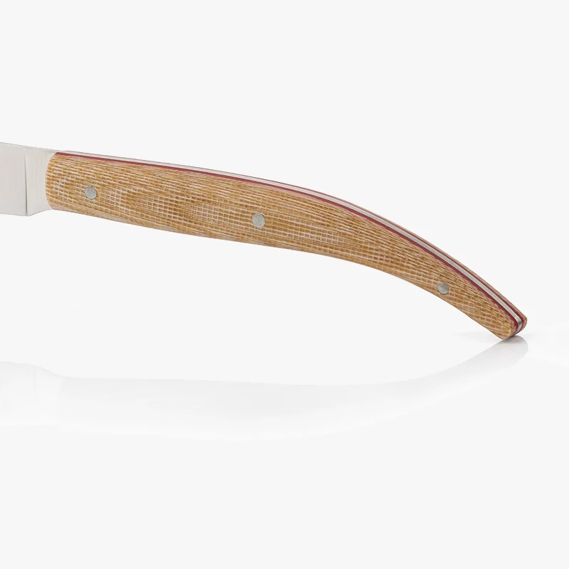 Faca chuleteira de origem em micarta 110 mm em ço Inoxidável