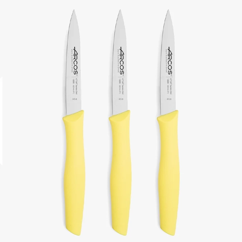 Set Cuchillos Mondadores Color Limón Serie Nova com Bainha Protetora