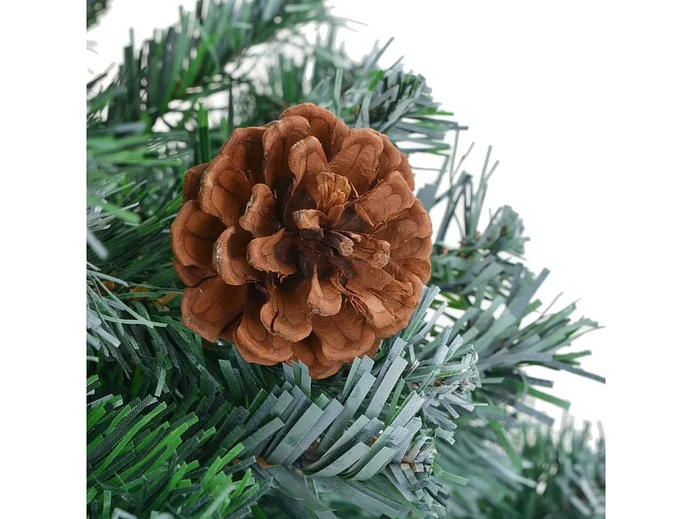 Árvore de Natal artificial com luzes LED/bolas/pinhas 180 cm Clicnbuy
