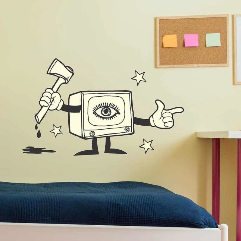 Adesivo Decorativo Tv Medida 0,97x0,59 Metros