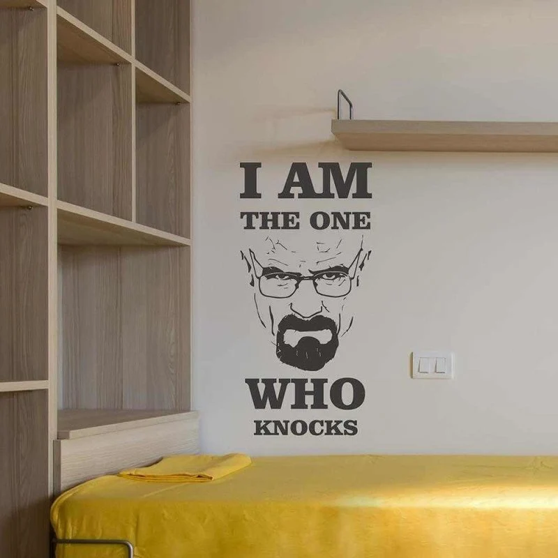 Adesivo Decorativo - I Am One - Medidas 0,59x1,22M (Sou o único que bate)