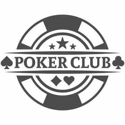 Adesivo Decorativo - Poker Club - Medidas 0,76x0,59M (Clube de Poker)