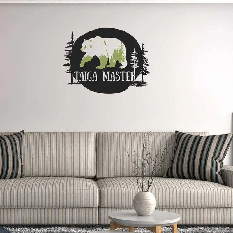 Adesivo Decorativo - Taiga Master - Medidas 0,78x0,59M