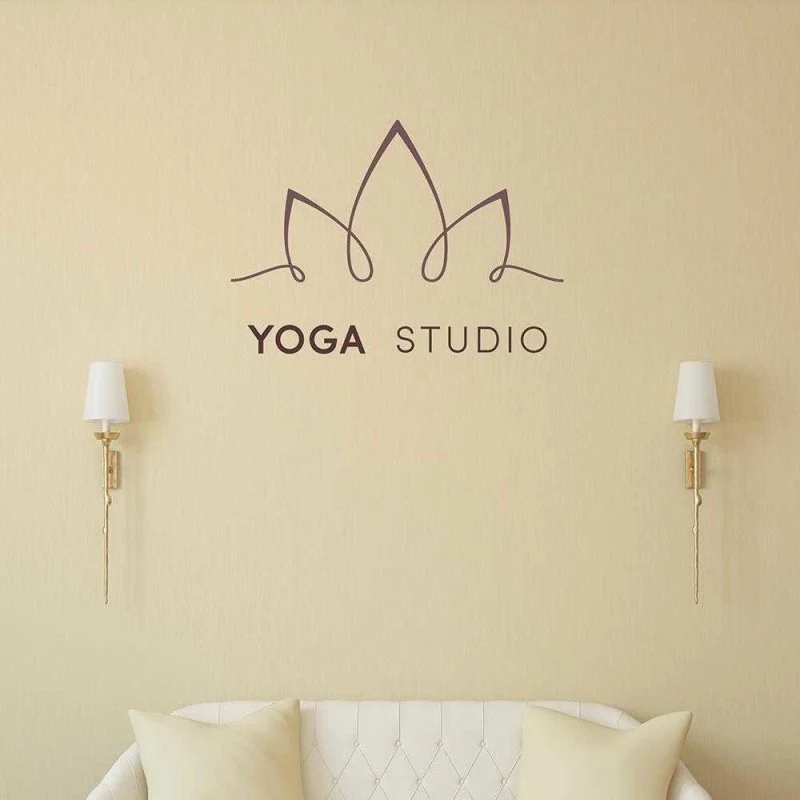 Adesivo Decorativo - Yoga Studio 100 - Medidas 0,83x0,59M