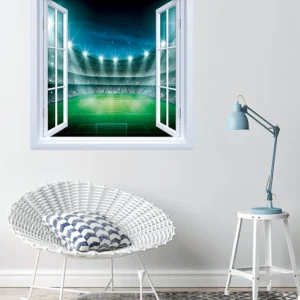 Adesivo de Janela Estádio de Futebol