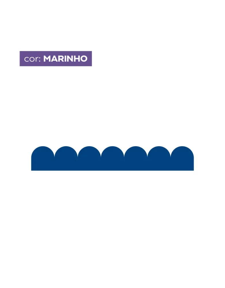 Adesivo de Parede Cerquinha Azul Marinho