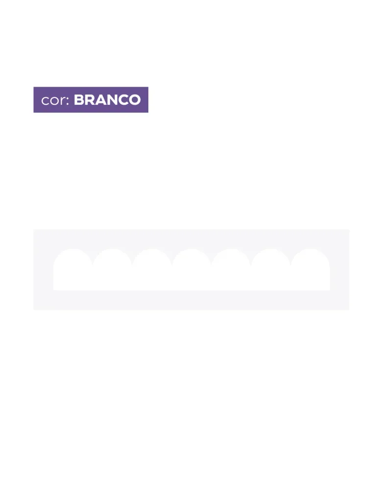 Adesivo de Parede Cerquinha Branco