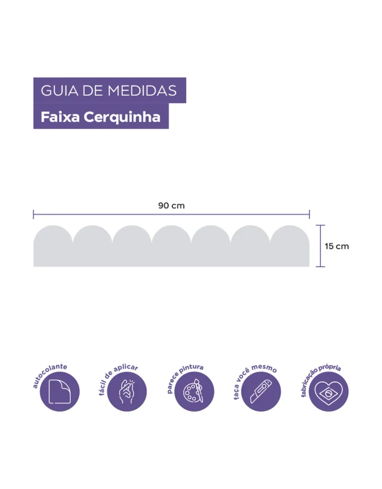 Adesivo de Parede Cerquinha Branco