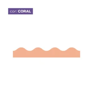 Adesivo de Parede Ondinhas Coral