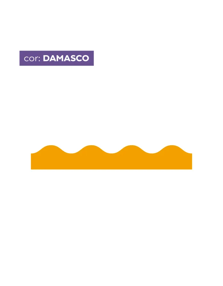 Adesivo de Parede Ondinhas Damasco