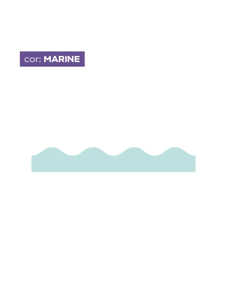 Adesivo de Parede Ondinhas Marine