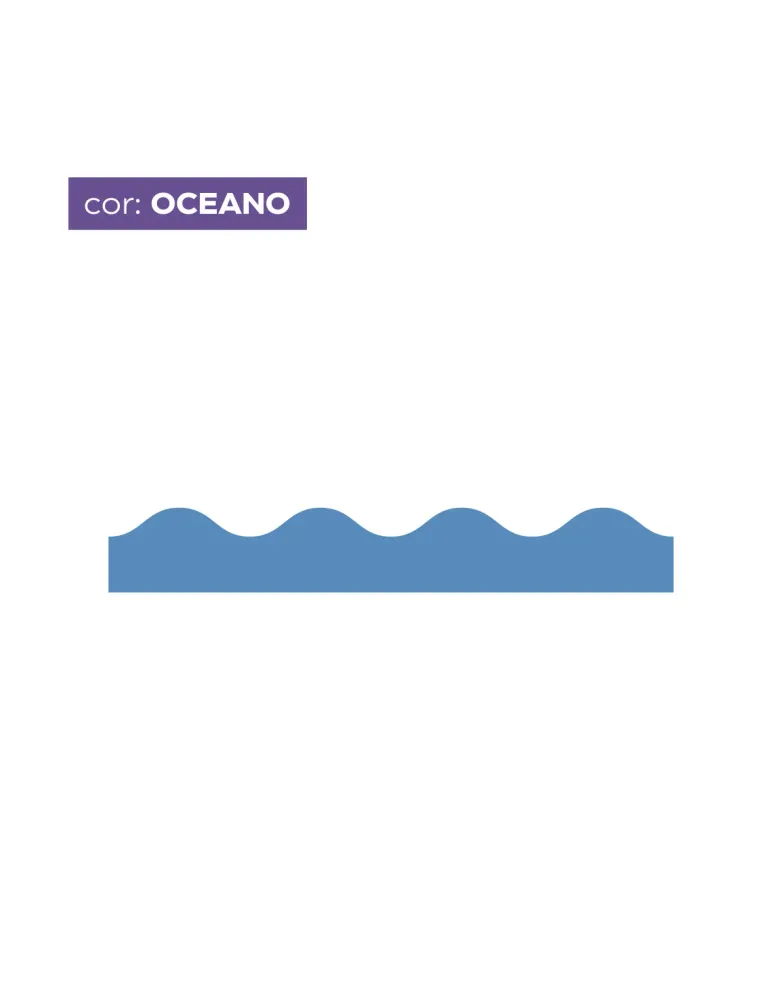 Adesivo de Parede Ondinhas Oceano