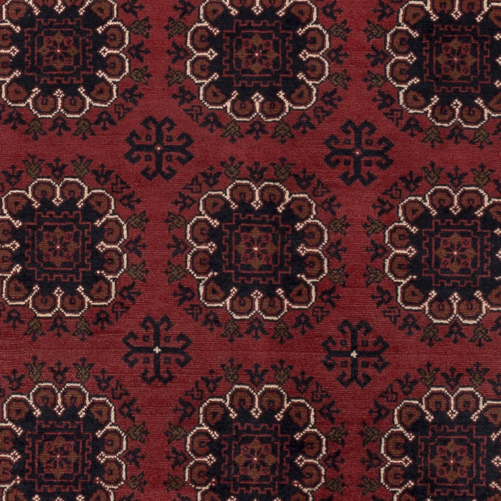 Afghan Teppich - 197 x 151 cm - rot