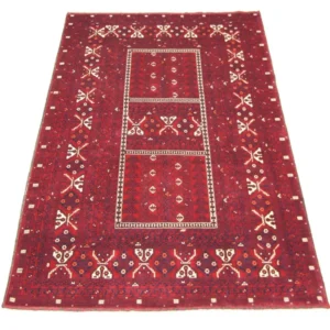 Afghan Teppich 248 x 158 cm - rot