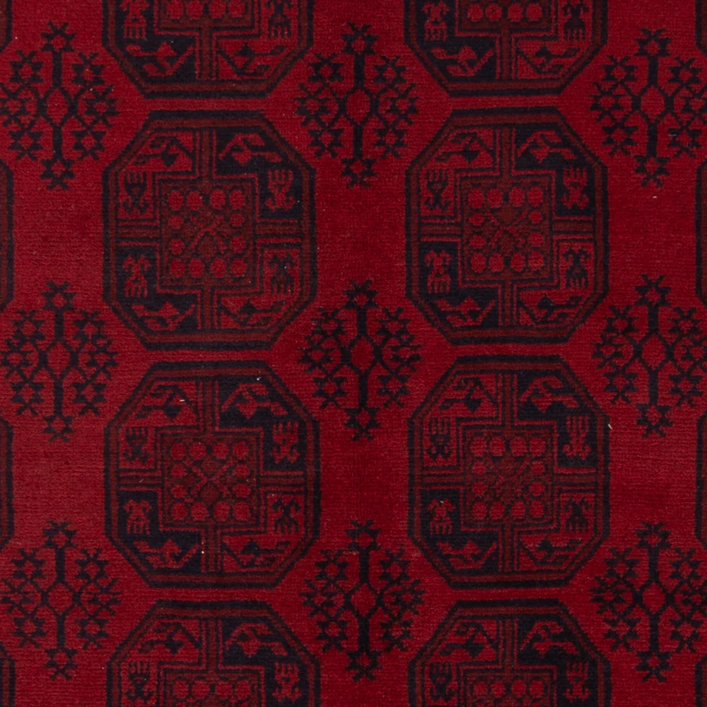 Afghan Teppich - Filpa - 300 x 245 cm - rot