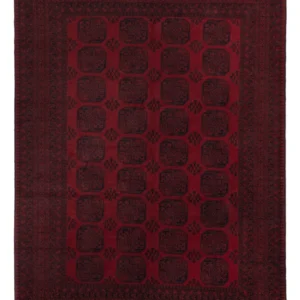 Afghan Teppich - Filpa - 338 x 258 cm - rot