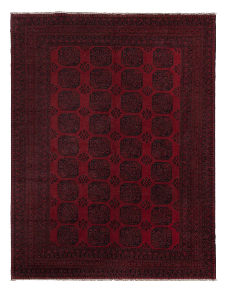 Afghan Teppich - Filpa - 338 x 258 cm - rot