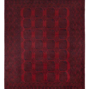 Afghan Teppich - Filpa - 344 x 265 cm - rot
