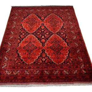Afghan Teppich - Kunduz 274 x 197 cm - rot