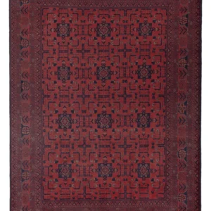 Afghan Teppich - Kunduz - 287 x 203 cm - rot