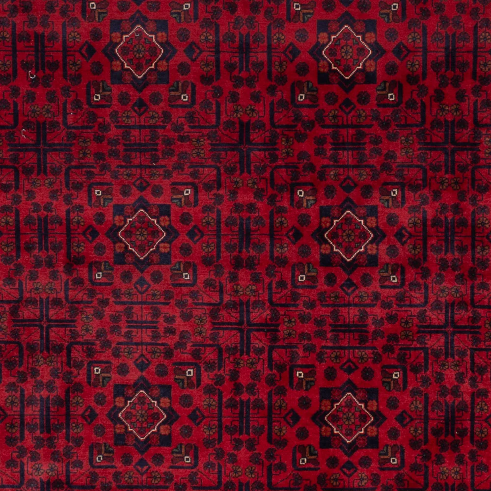 Afghan Teppich - Kunduz - 357 x 248 cm - rot