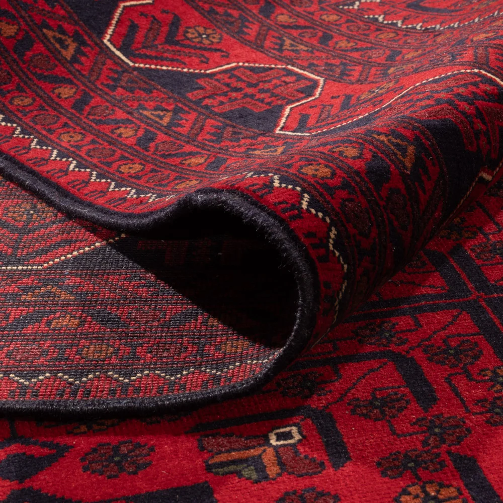 Afghan Teppich - Kunduz - 357 x 248 cm - rot