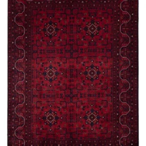 Afghan Teppich - Royal - 141 x 99 cm - rot
