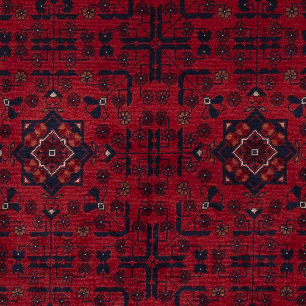 Afghan Teppich - Royal - 141 x 99 cm - rot