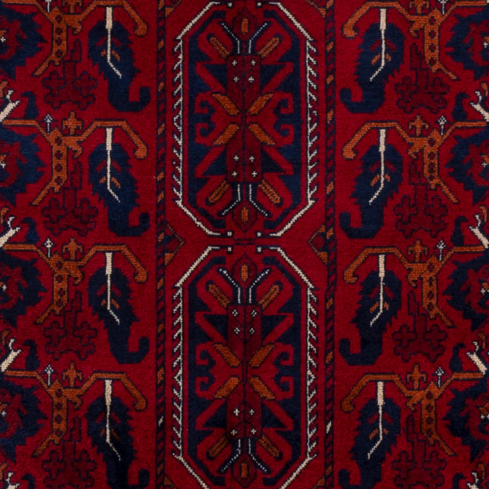 Afghan Teppich - Royal - 147 x 99 cm - rot