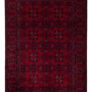 Afghan Teppich - Royal - 150 x 102 cm - rot